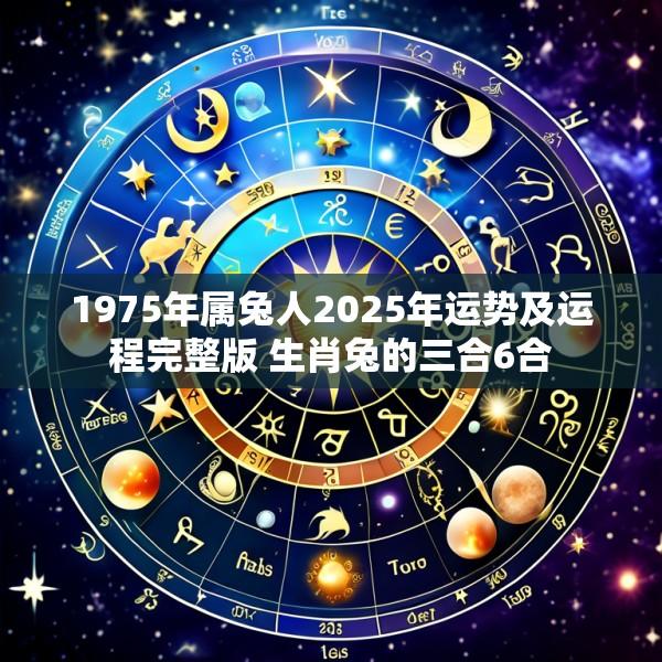 1975年属兔人2025年运势及运程完整版 生肖兔的三合6合