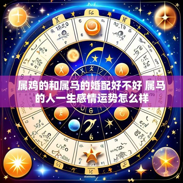 属鸡的和属马的婚配好不好 属马的人一生感情运势怎么样
