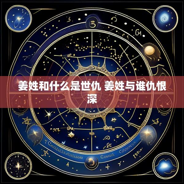 姜姓和什么是世仇 姜姓与谁仇恨深