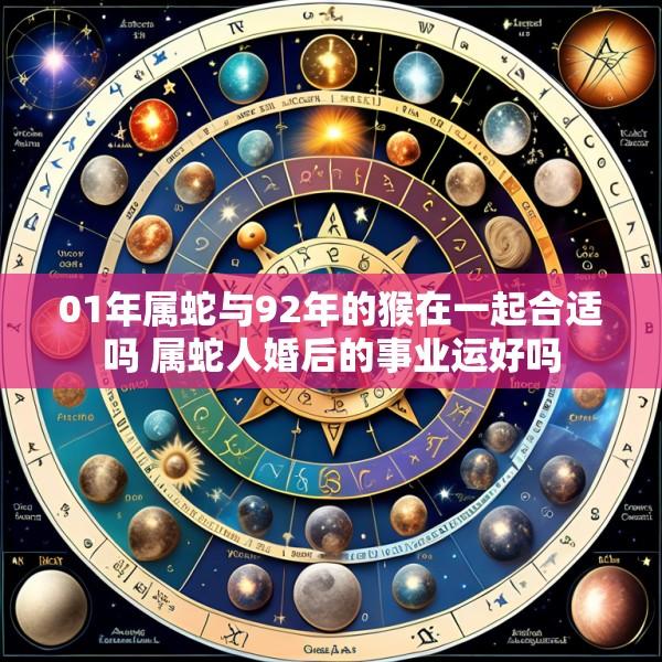 01年属蛇与92年的猴在一起合适吗 属蛇人婚后的事业运好吗