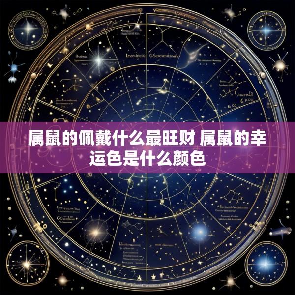 属鼠的佩戴什么最旺财 属鼠的幸运色是什么颜色