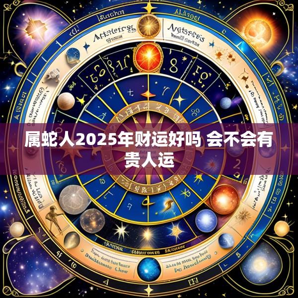 属蛇人2025年财运好吗 会不会有贵人运