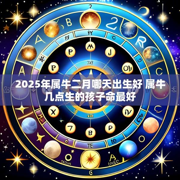 2025年属牛二月哪天出生好 属牛几点生的孩子命最好