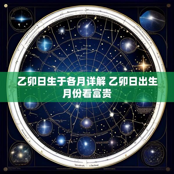 乙卯日生于各月详解 乙卯日出生月份看富贵