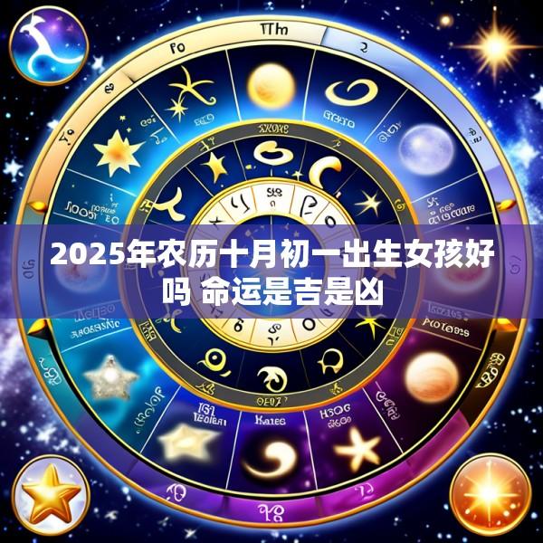 2025年农历十月初一出生女孩好吗 命运是吉是凶