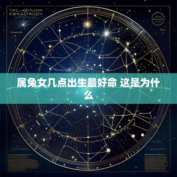 属兔女几点出生最好命 这是为什么