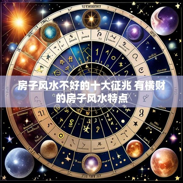 房子风水不好的十大征兆 有横财的房子风水特点