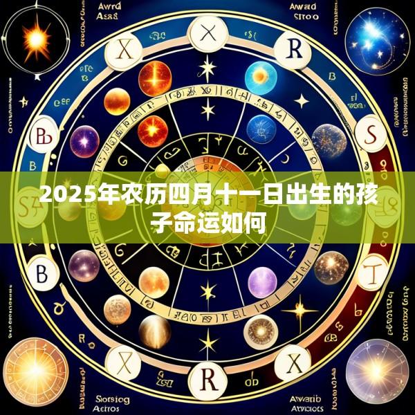 2025年农历四月十一日出生的孩子命运如何