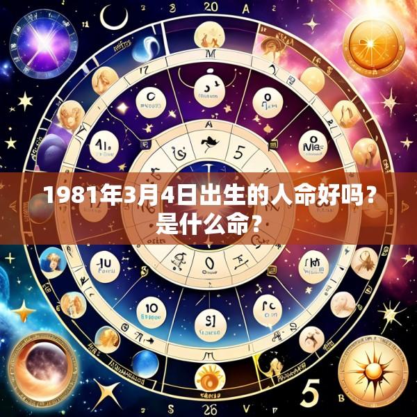 1981年3月4日出生的人命好吗？是什么命？