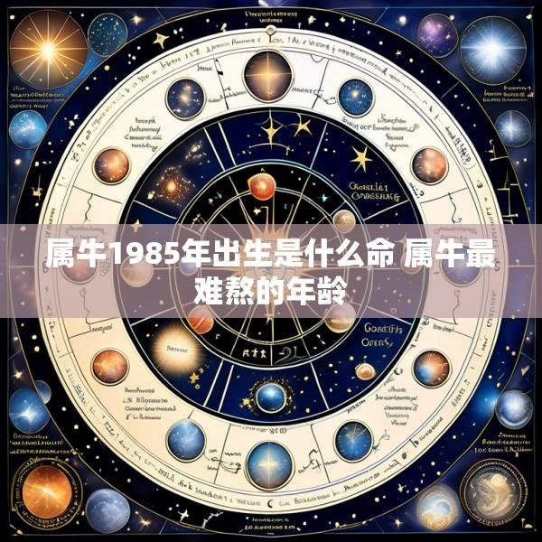 属牛1985年出生是什么命 属牛最难熬的年龄