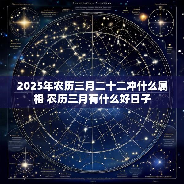 2025年农历三月二十二冲什么属相 农历三月有什么好日子