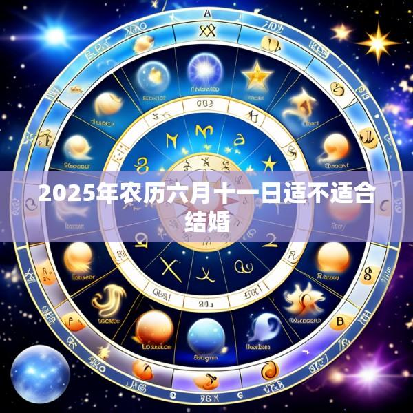 2025年农历六月十一日适不适合结婚