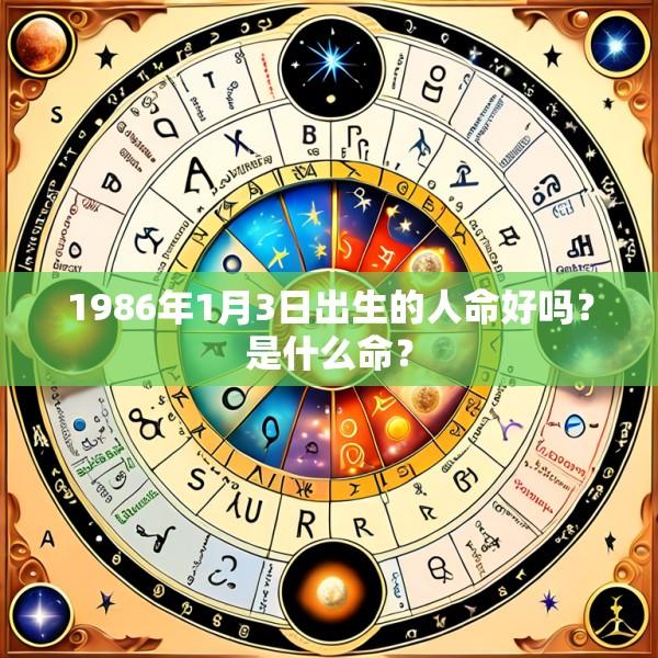 1986年1月3日出生的人命好吗？是什么命？
