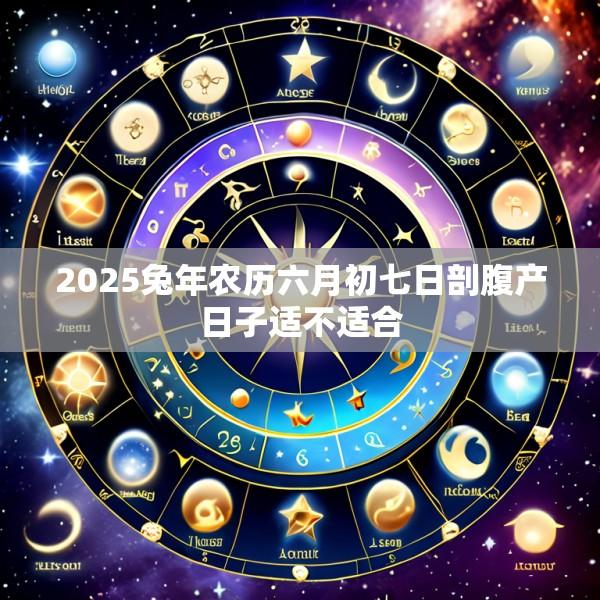 2025兔年农历六月初七日剖腹产日子适不适合