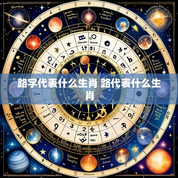 路字代表什么生肖 路代表什么生肖