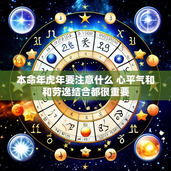 本命年虎年要注意什么 心平气和和劳逸结合都很重要