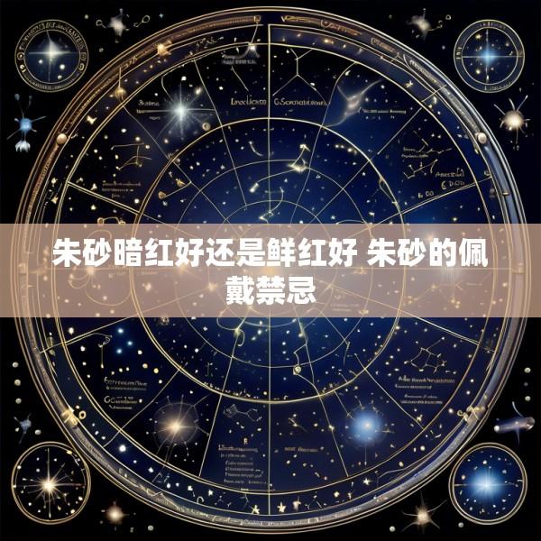 朱砂暗红好还是鲜红好 朱砂的佩戴禁忌