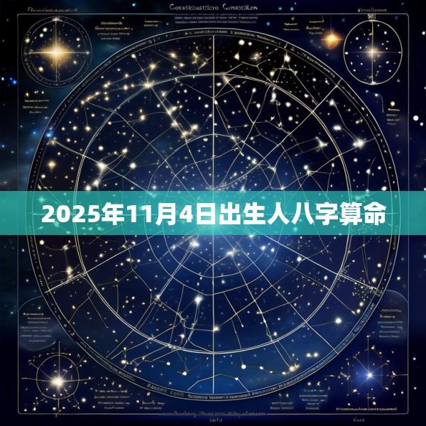 2025年11月4日出生人八字算命