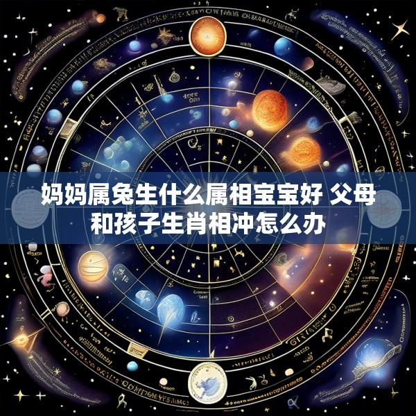 妈妈属兔生什么属相宝宝好 父母和孩子生肖相冲怎么办