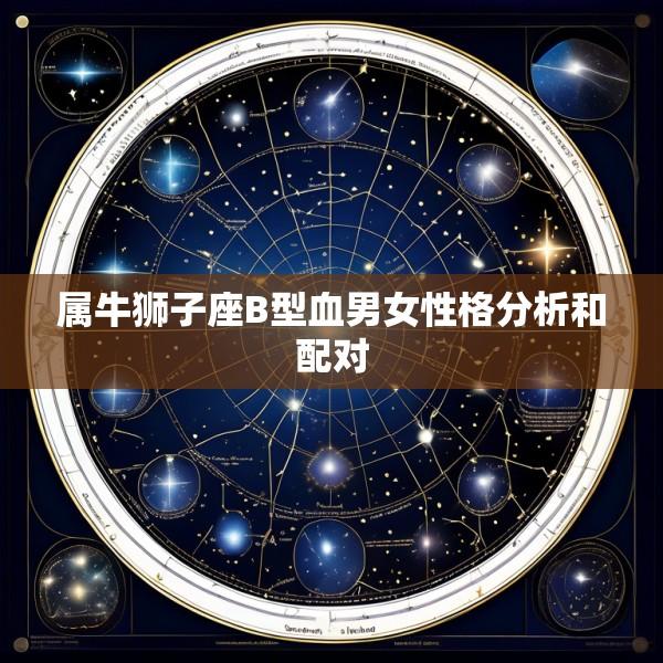 属牛狮子座B型血男女性格分析和配对