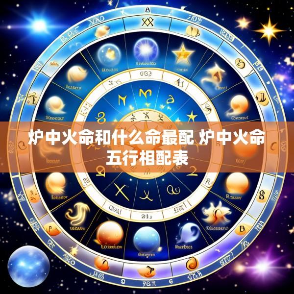 炉中火命和什么命最配 炉中火命五行相配表