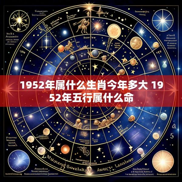1952年属什么生肖今年多大 1952年五行属什么命
