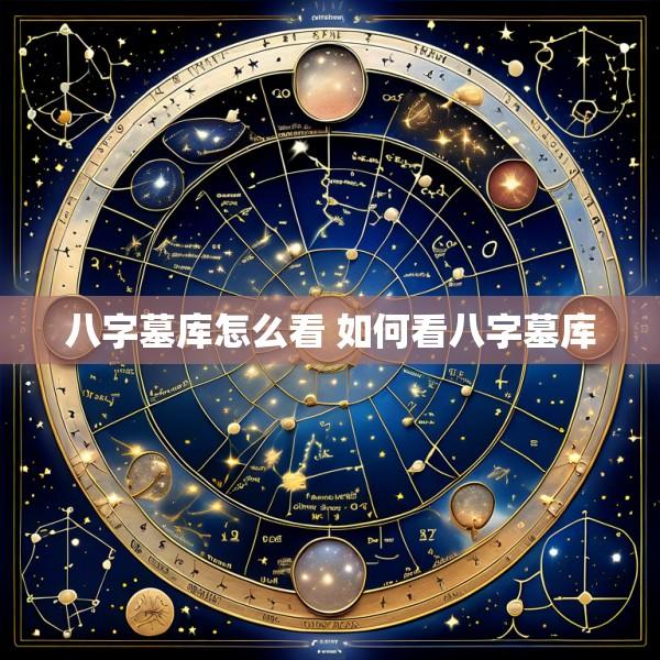 八字墓库怎么看 如何看八字墓库