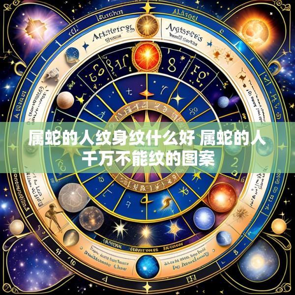 属蛇的人纹身纹什么好 属蛇的人千万不能纹的图案