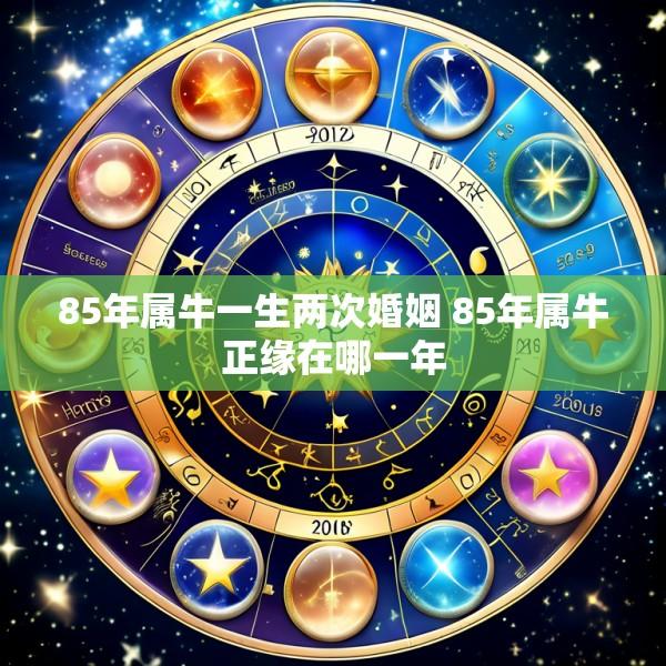 85年属牛一生两次婚姻 85年属牛正缘在哪一年