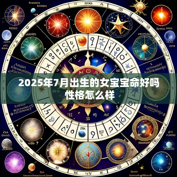 2025年7月出生的女宝宝命好吗 性格怎么样