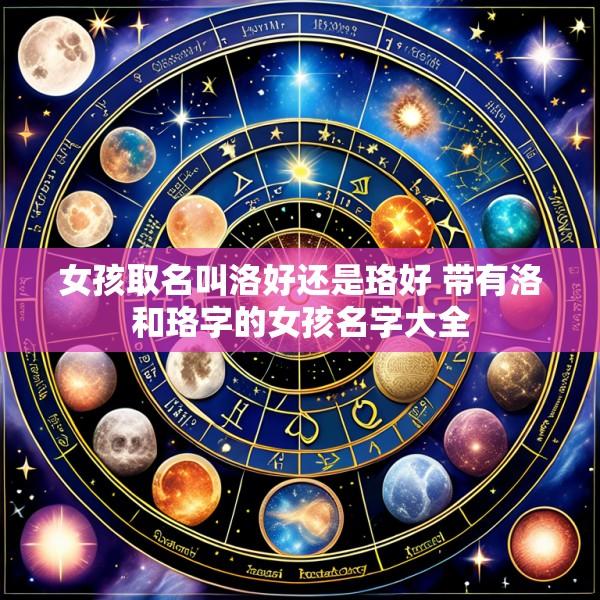 女孩取名叫洛好还是珞好 带有洛和珞字的女孩名字大全