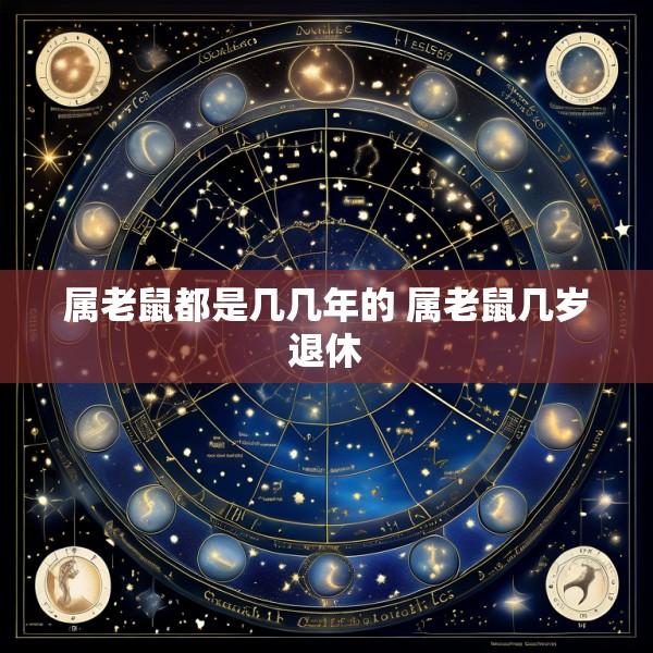 属老鼠都是几几年的 属老鼠几岁退休