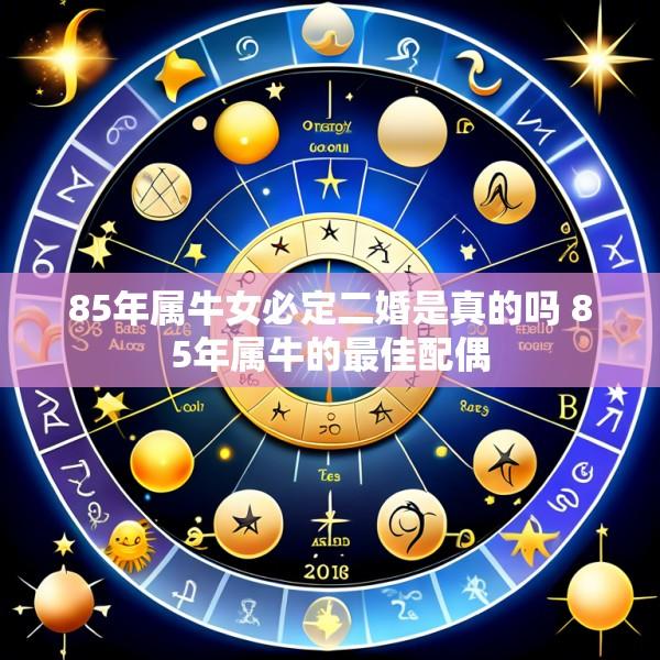 85年属牛女必定二婚是真的吗 85年属牛的最佳配偶
