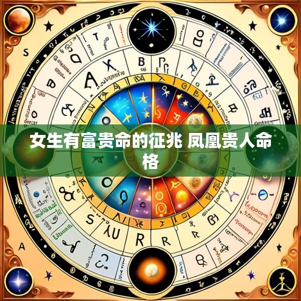 女生有富贵命的征兆 凤凰贵人命格