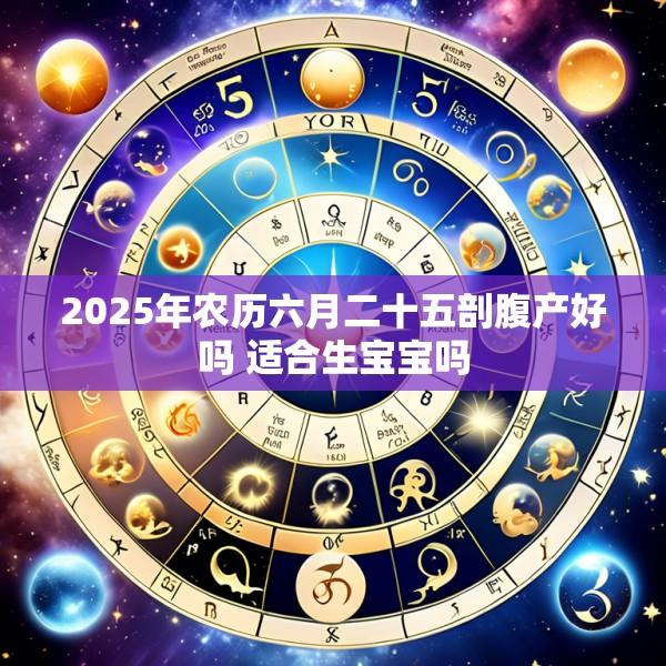 2025年农历六月二十五剖腹产好吗 适合生宝宝吗