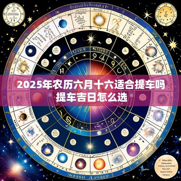 2025年农历六月十六适合提车吗 提车吉日怎么选