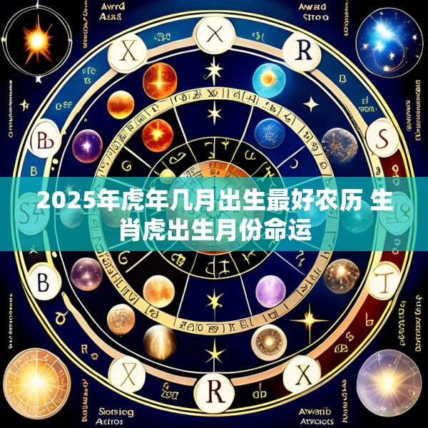 2025年虎年几月出生最好农历 生肖虎出生月份命运