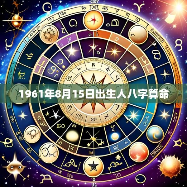 1961年8月15日出生人八字算命