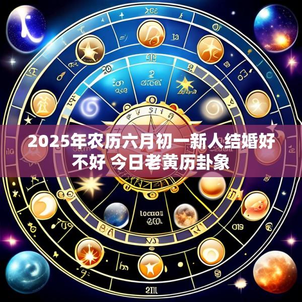 2025年农历六月初一新人结婚好不好 今日老黄历卦象