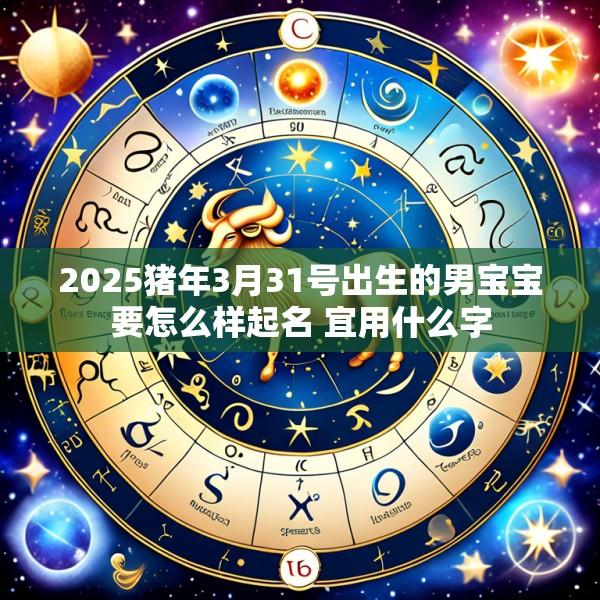 2025猪年3月31号出生的男宝宝要怎么样起名 宜用什么字