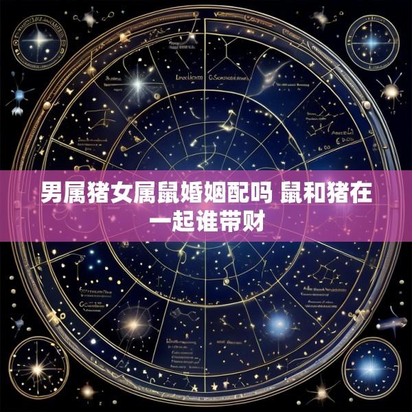 男属猪女属鼠婚姻配吗 鼠和猪在一起谁带财