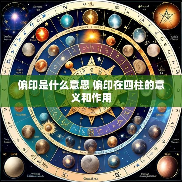 偏印是什么意思 偏印在四柱的意义和作用