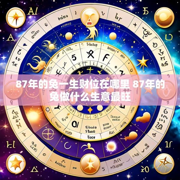 87年的兔一生财位在哪里 87年的兔做什么生意最旺