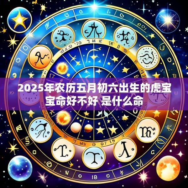 2025年农历五月初六出生的虎宝宝命好不好 是什么命