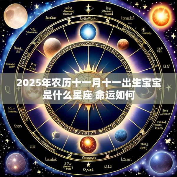 2025年农历十一月十一出生宝宝是什么星座 命运如何