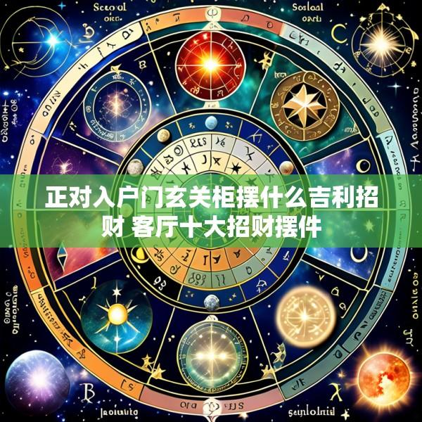 正对入户门玄关柜摆什么吉利招财 客厅十大招财摆件
