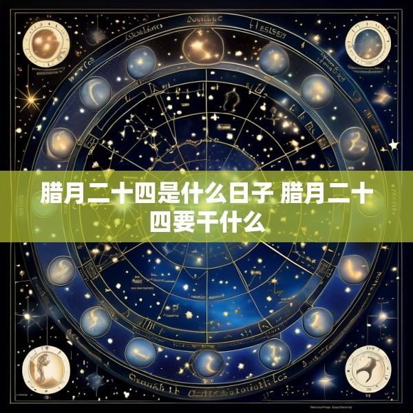 腊月二十四是什么日子 腊月二十四要干什么