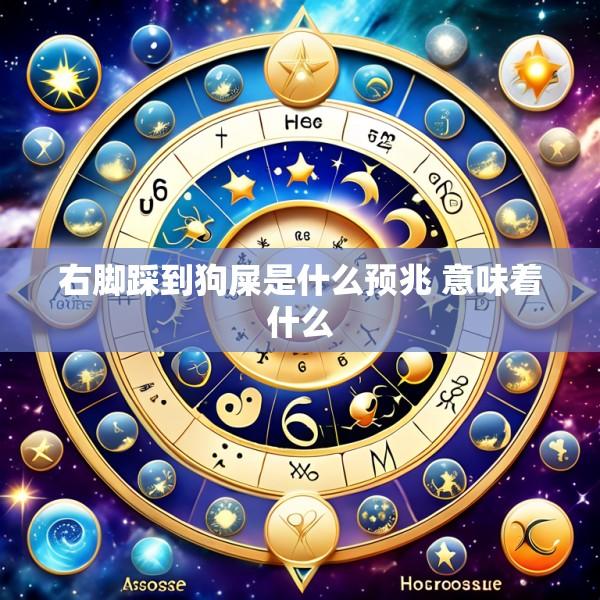 右脚踩到狗屎是什么预兆 意味着什么