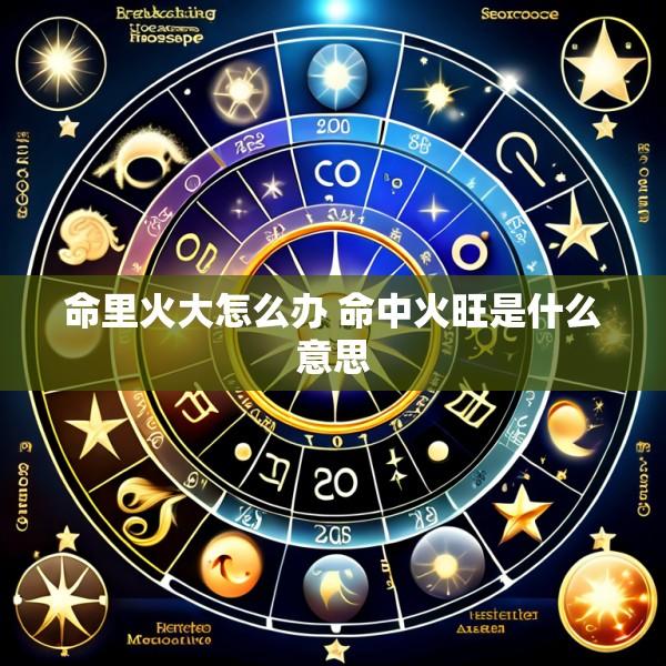 命里火大怎么办 命中火旺是什么意思