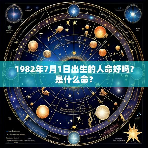 1982年7月1日出生的人命好吗？是什么命？